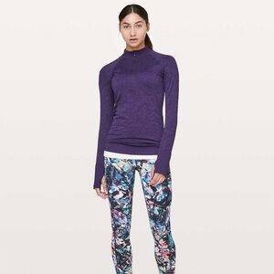 Lululemon Rest Less 1/2 Zip - Dark Court Purple